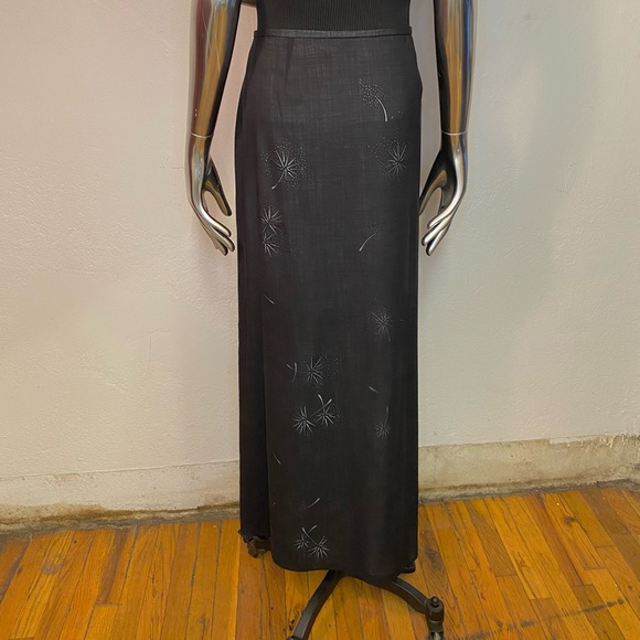 Laurèl 1990s Wool Blend Skirt, L - Picture 5 of 8